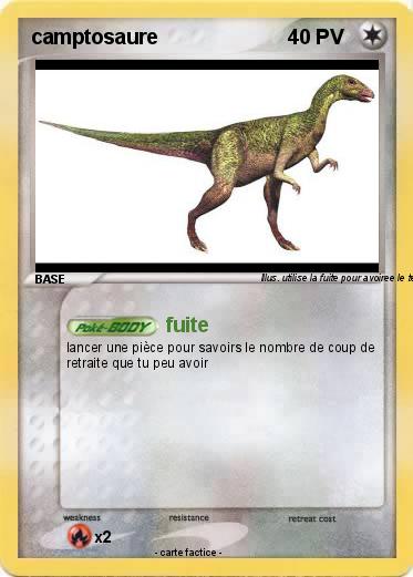 Pokemon camptosaure