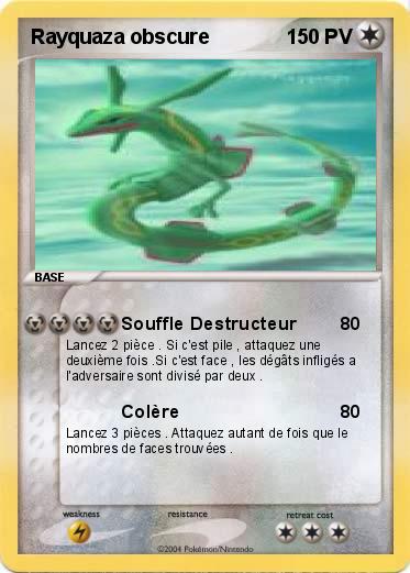 Pokemon Rayquaza obscure