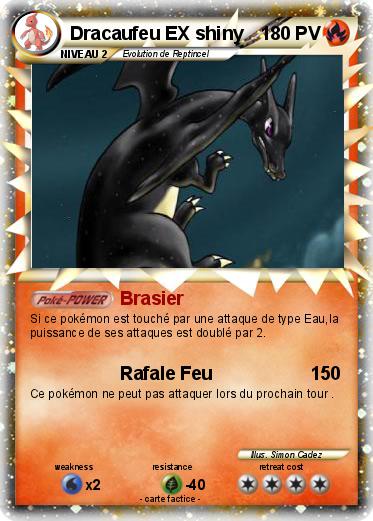 Pokemon Dracaufeu EX shiny