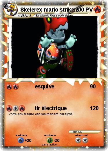 Pokemon Skelerex mario strikers