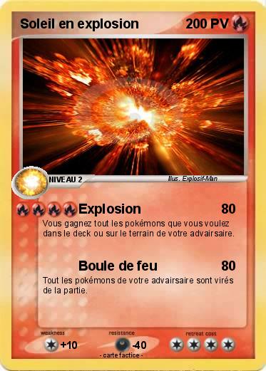 Pokemon Soleil en explosion