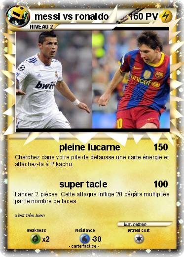 Pokemon messi vs ronaldo
