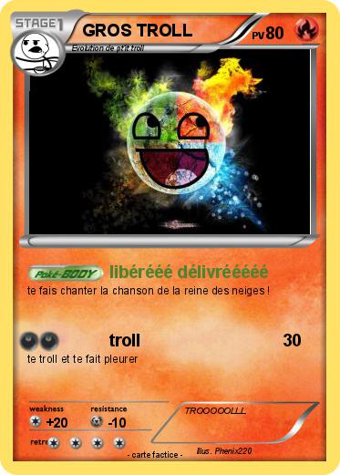 Pokemon GROS TROLL