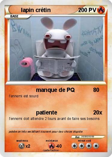 Pokemon lapin crétin