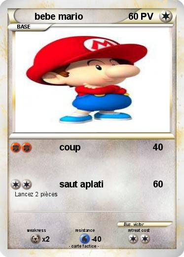 Pokemon bebe mario