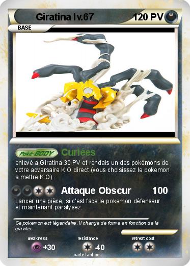 Pokemon Giratina lv.67