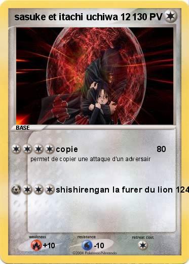 Pokemon sasuke et itachi uchiwa 12