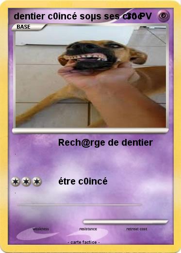 Pokemon dentier c0incé soµs ses croc