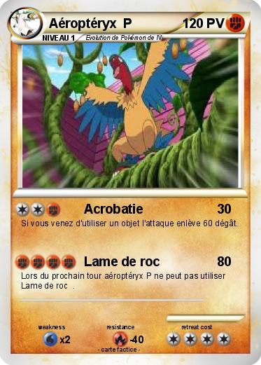 Pokemon Aéroptéryx  P
