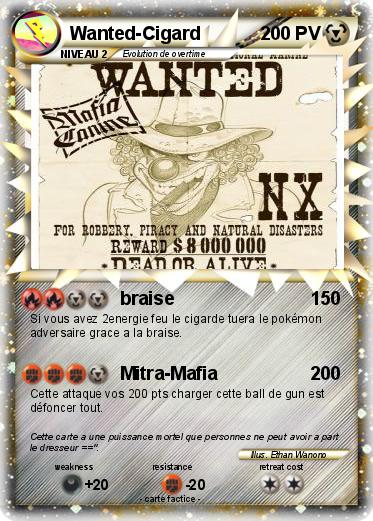 Pokemon Wanted-Cigard