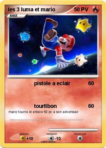 Pokemon les 3 luma et mario
