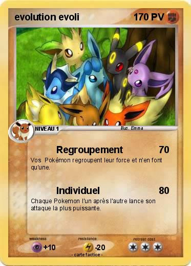 Pokemon evolution evoli