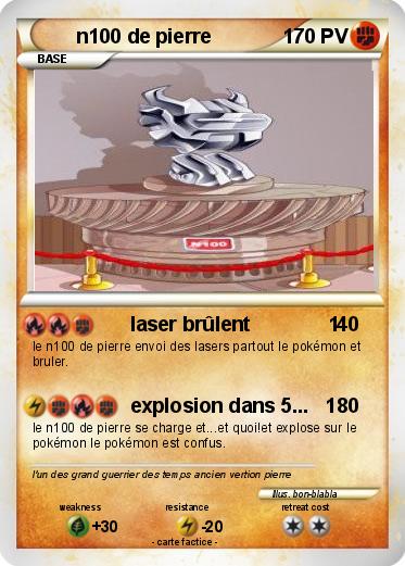 Pokemon n100 de pierre
