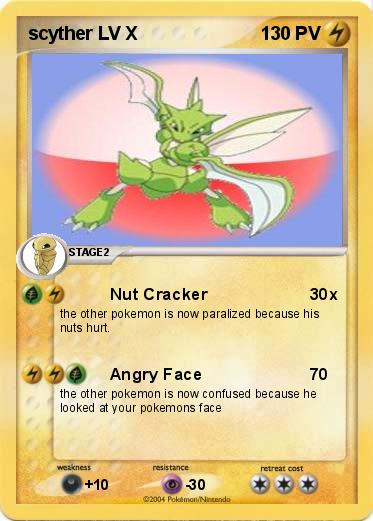 Pokemon scyther LV X