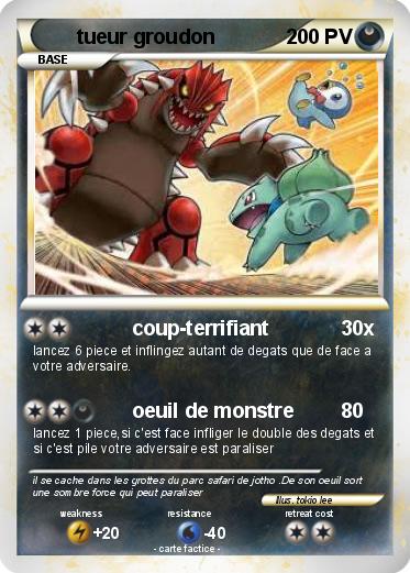 Pokemon tueur groudon