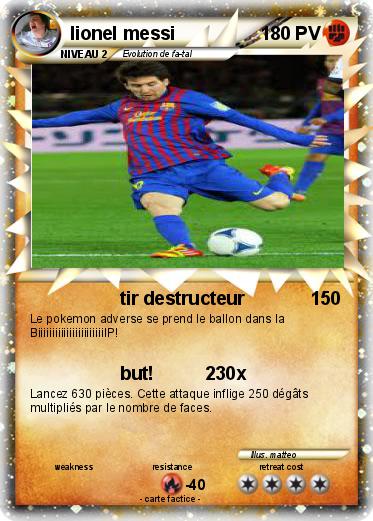 Pokemon lionel messi