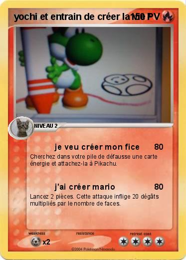 Pokemon yochi et entrain de créer la vie *
