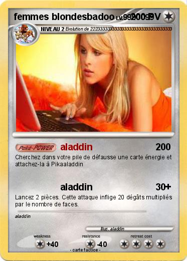Pokemon femmes blondesbadoo