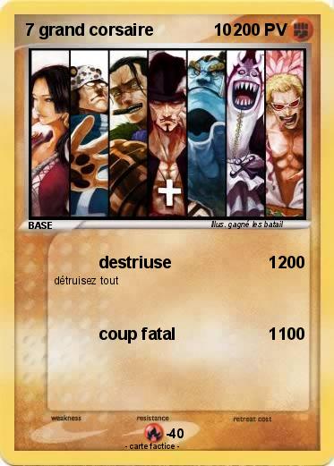 Pokemon 7 grand corsaire             10