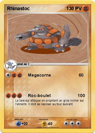 Pokemon Rhinastoc 