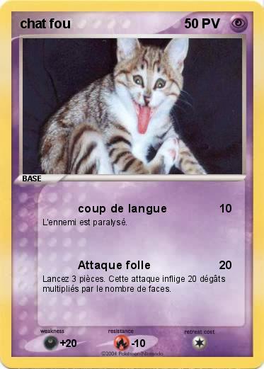 Pokemon chat fou