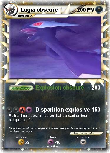 Pokemon Lugia obscure