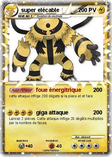 Pokemon super elécable
