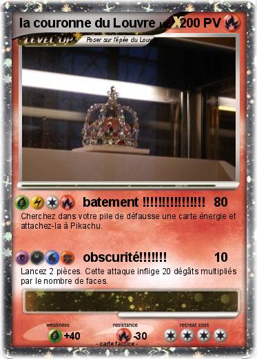 Pokemon la couronne du Louvre