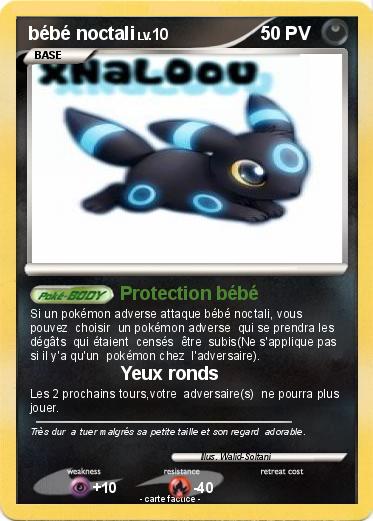 Pokemon bébé noctali