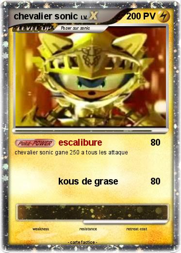 Pokemon chevalier sonic