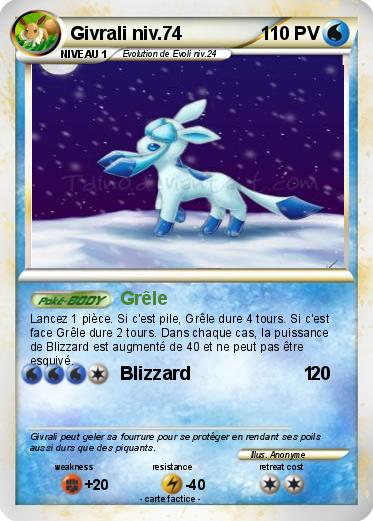 Pokemon Givrali niv.74