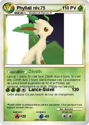 Pokemon Phyllali niv.75