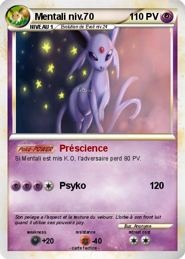 Pokemon Mentali niv.70