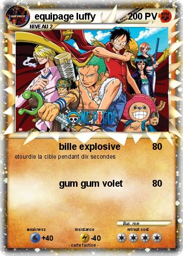 Pokemon equipage luffy