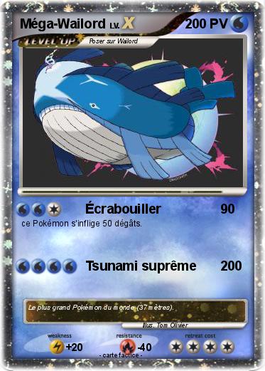 Pokemon Méga-Wailord
