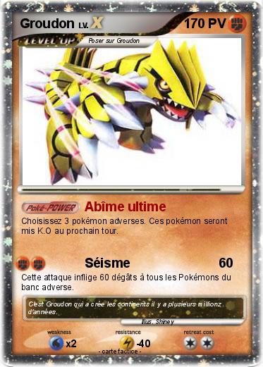 Pokemon Groudon