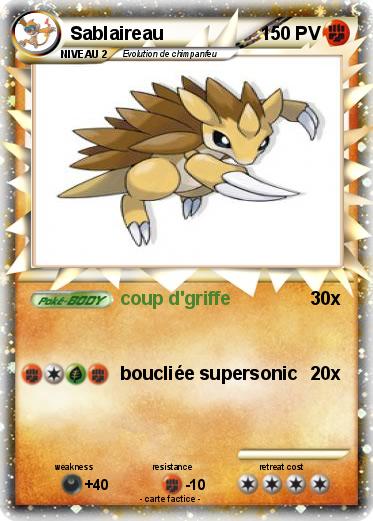 Pokemon Sablaireau