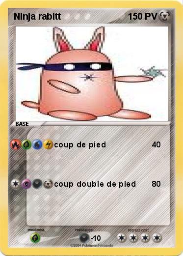 Pokemon Ninja rabitt 