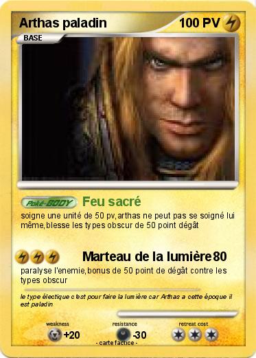 Pokemon Arthas paladin