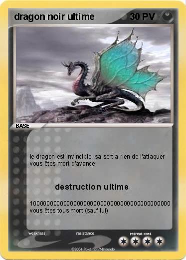 Pokemon dragon noir ultime