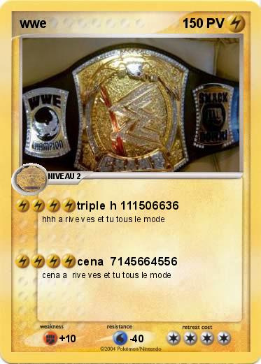Pokemon wwe