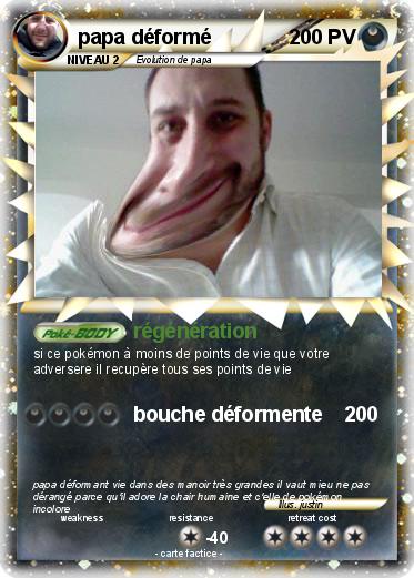 Pokemon papa déformé