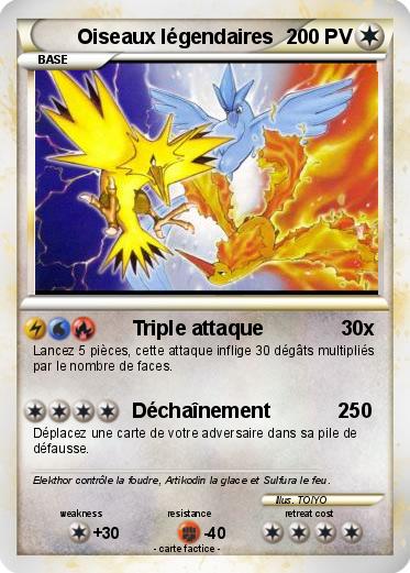 Pokemon Oiseaux légendaires