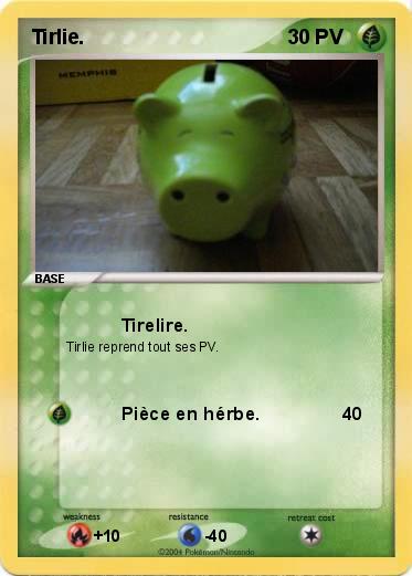 Pokemon Tirlie.