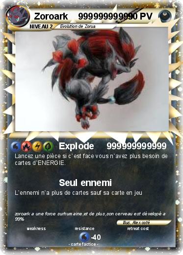 Pokemon Zoroark    99999999999