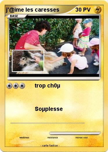 Pokemon j'@ime les caresses