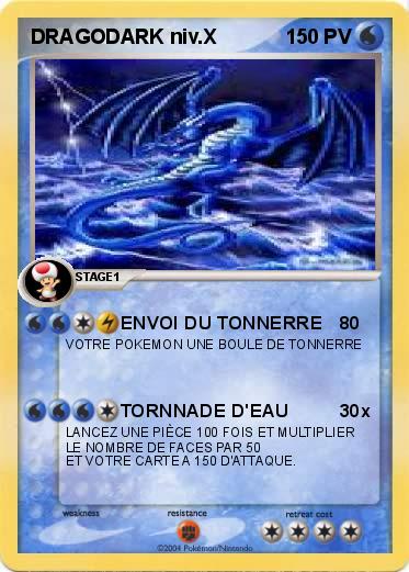 Pokemon DRAGODARK niv.X