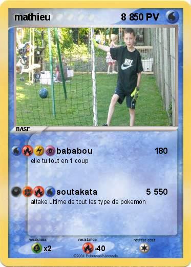 Pokemon mathieu                           8 8