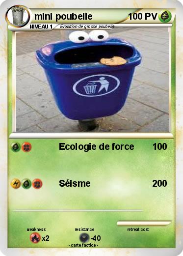 Pokemon mini poubelle
