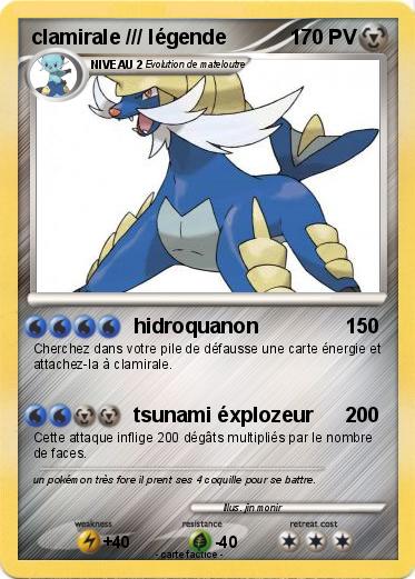 Pokemon clamirale /// légende